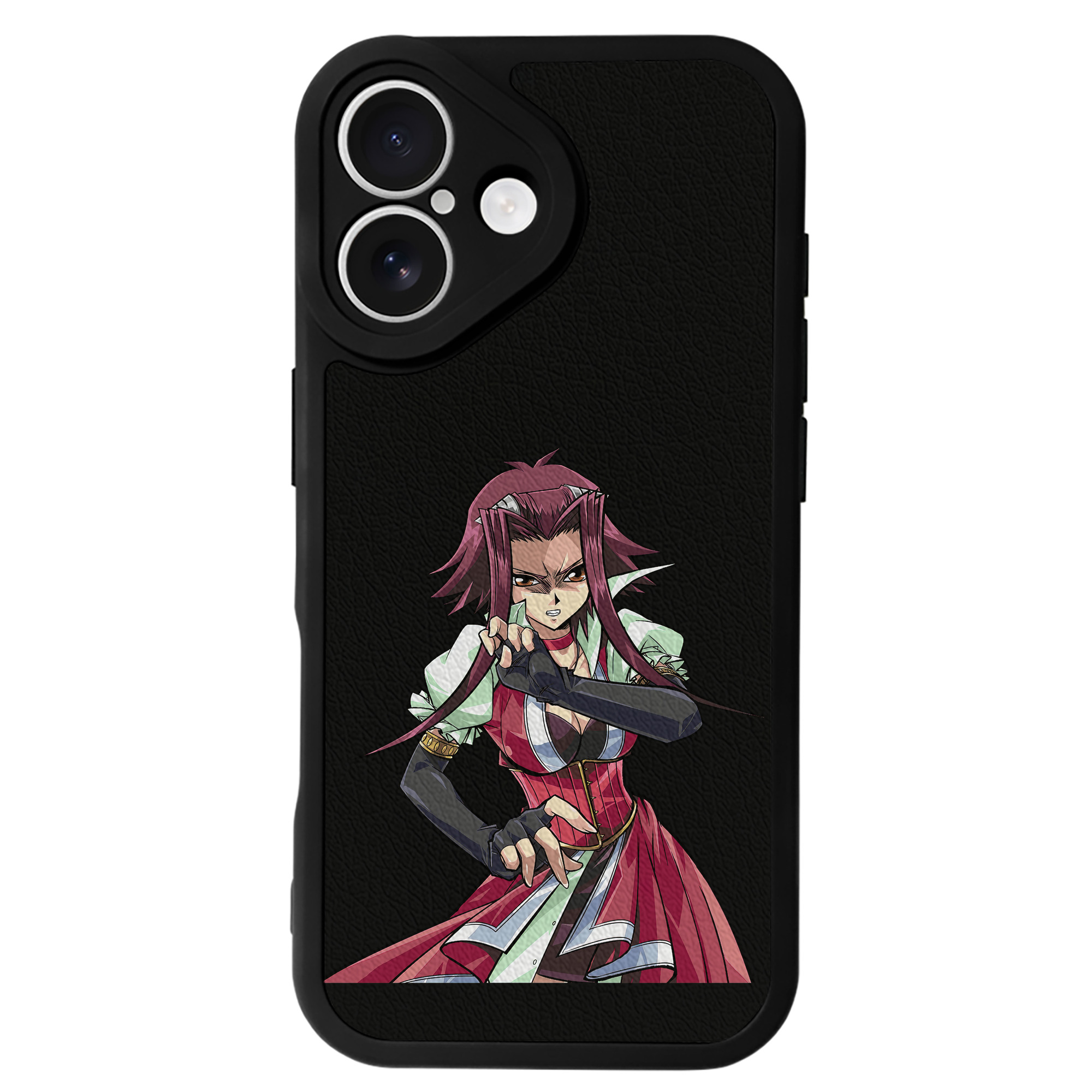 （画像用） 遊☆戯☆王 Yu-Gi-Oh! 【iPhone 16シリーズ対応】シリコンスマホケース（レザー調） 材質：シリコン